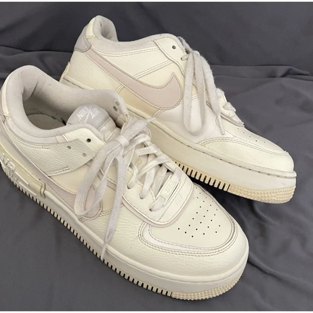 Nike Air Force 1 Low Shoes Sneaker Shadow Coconut Milk Women's Size 9.5